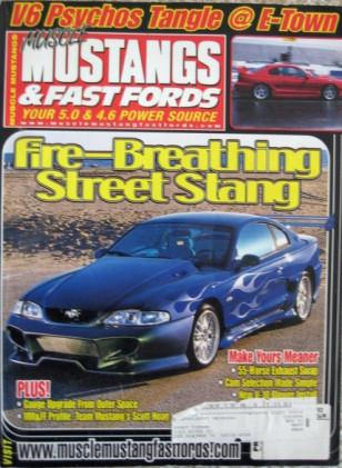 MUSCLE MUSTANGS & FAST FORDS 2002 DEC - SCOTT HOAG, 87 LX PROJ INT, PROJ ZX3-GT*